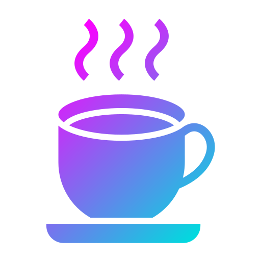Чашка чая Generic gradient fill иконка