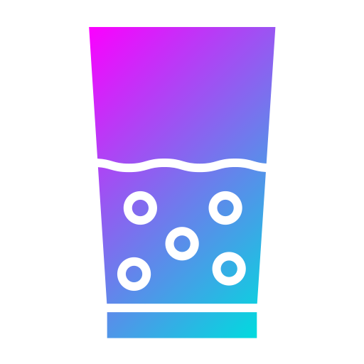 szklanka wody Generic gradient fill ikona