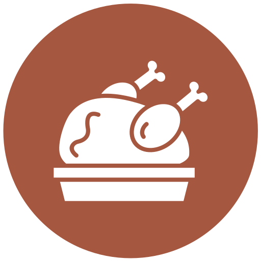 Roasted chicken Generic color fill icon