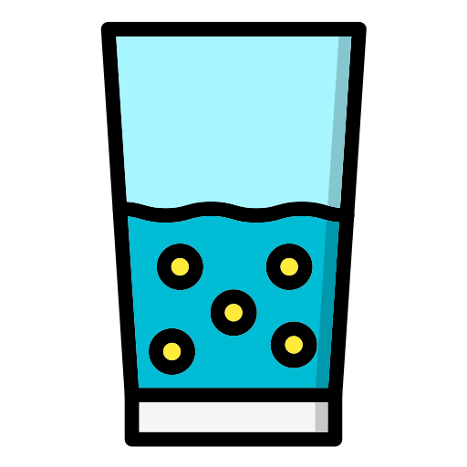 szklanka wody Generic color lineal-color ikona