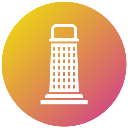 Cheese grater Generic gradient fill icon
