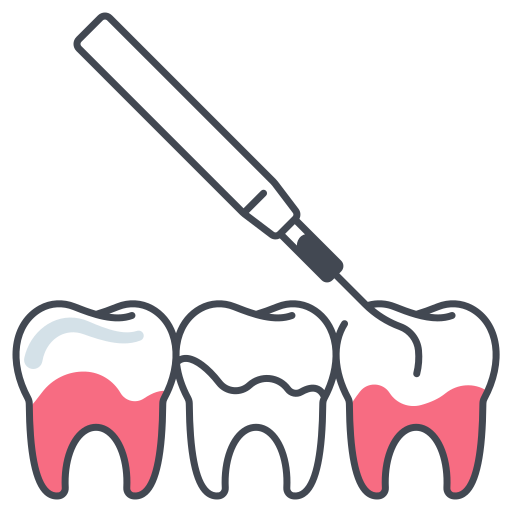 czyszczenie zębów Generic color lineal-color ikona
