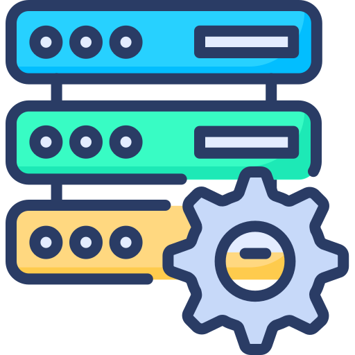 Database Generic color lineal-color icon