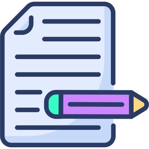Writer Generic color lineal-color icon