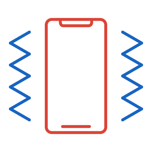 telefon vibration Generic color outline icon