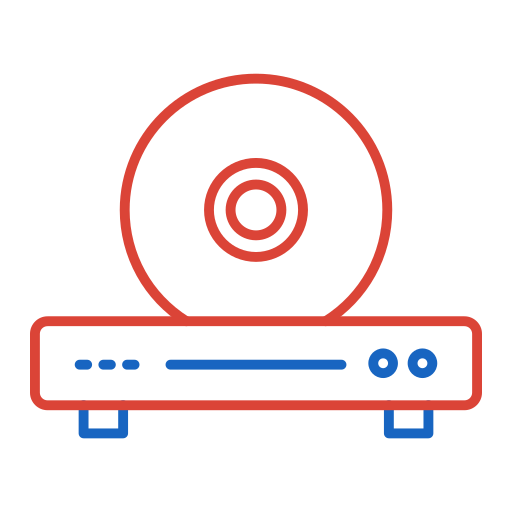 CD Player Generic color outline icon