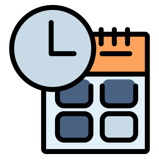 Time and date Generic color lineal-color icon