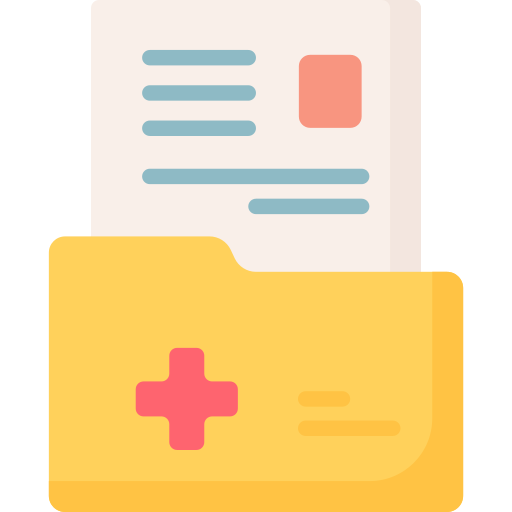 Medical results Special Flat icon