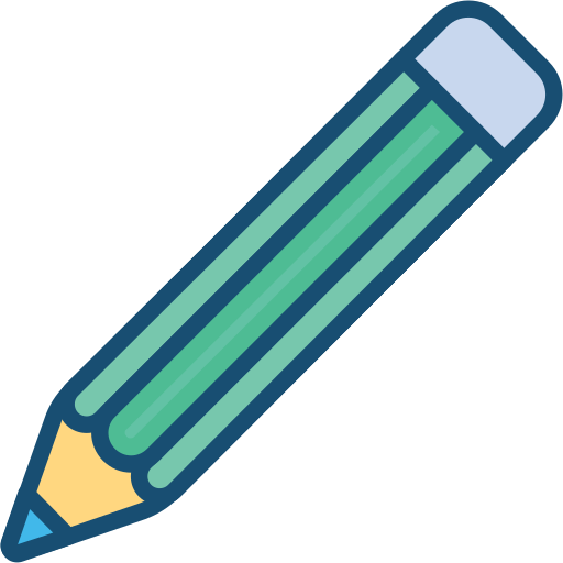 карандаш с ластиком Generic color lineal-color иконка