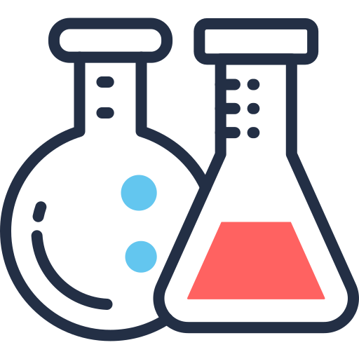 Chemistry Vectors Tank Two colors icon