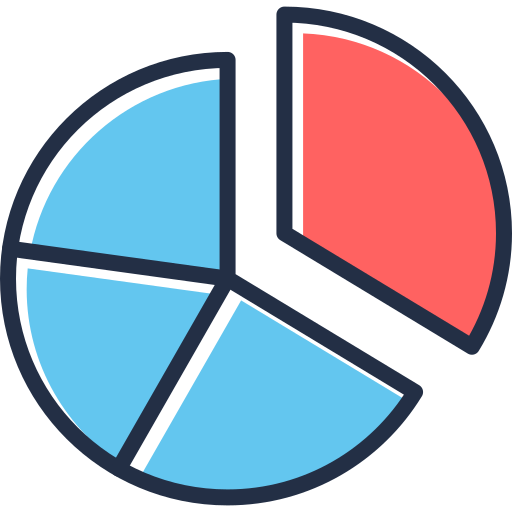 Chart Vectors Tank Two colors icon