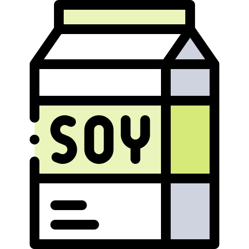 Soy milk Detailed Rounded Lineal color icon