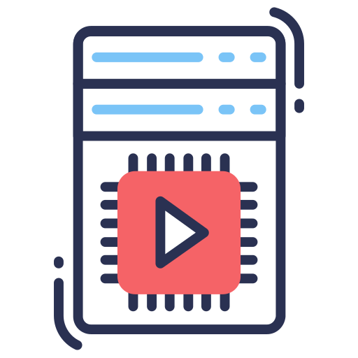 video Vectors Tank Two colors icon