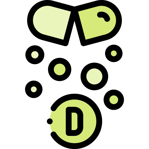 Vitamin d Detailed Rounded Lineal color icon