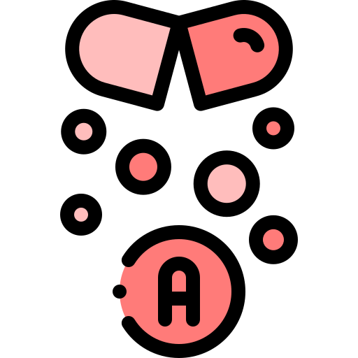 Vitamin a Detailed Rounded Lineal color icon
