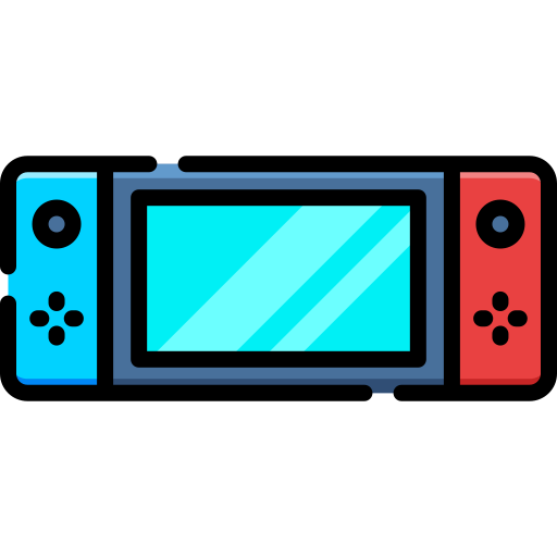Portable console Special Lineal color icon