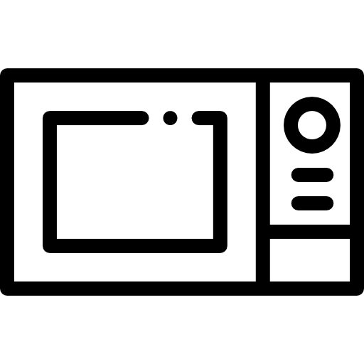kuchenka mikrofalowa Detailed Rounded Lineal ikona