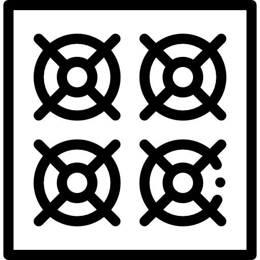 Горелка Detailed Rounded Lineal иконка