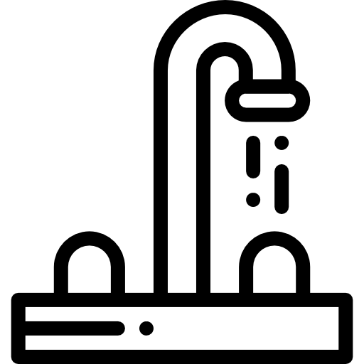 싱크대 Detailed Rounded Lineal icon