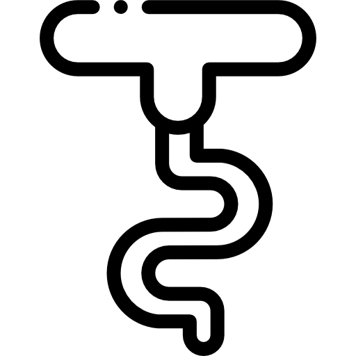 Штопор Detailed Rounded Lineal иконка