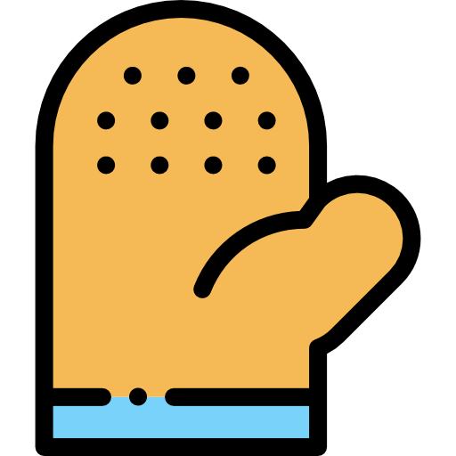 Mitten Detailed Rounded Lineal color icon