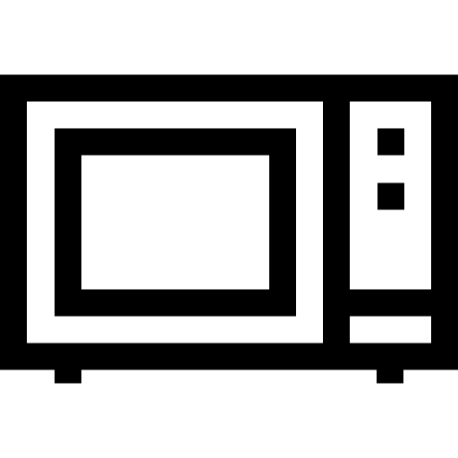 horno microondas Basic Straight Lineal icono