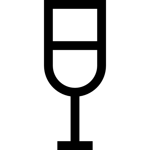 taza Basic Straight Lineal icono