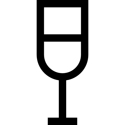 copo Basic Straight Lineal Ícone