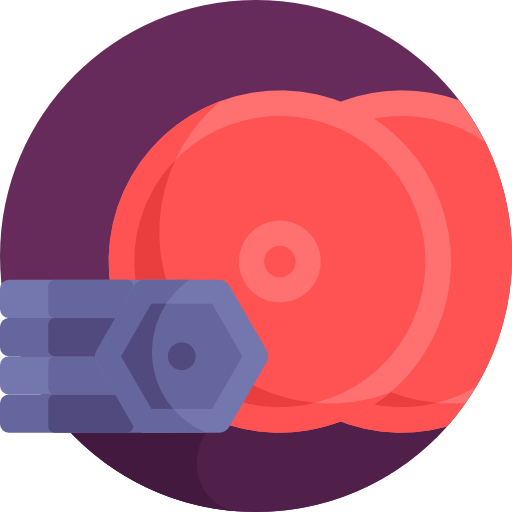 hantelscheiben Detailed Flat Circular Flat icon