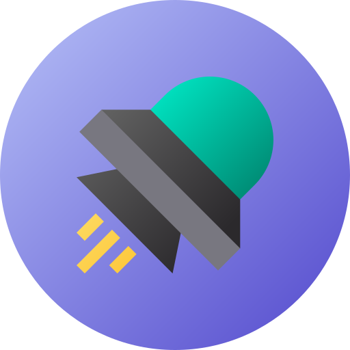 ユーフォ Flat Circular Gradient icon