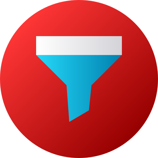 trichter Flat Circular Gradient icon