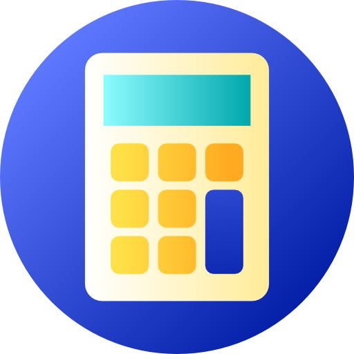calculadora Flat Circular Gradient icono