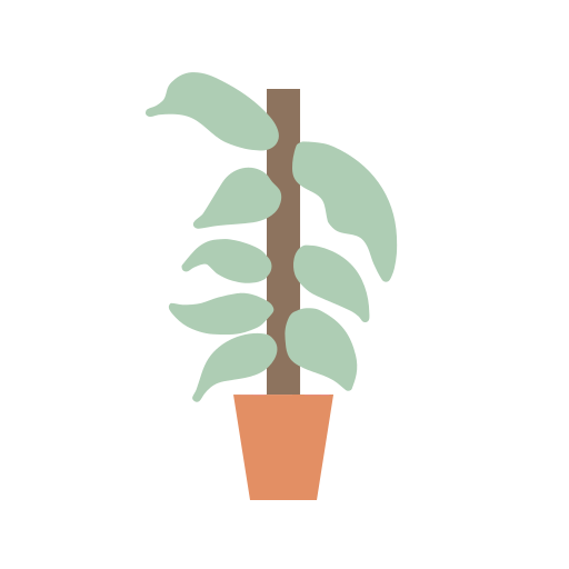 philodendron Generic color fill icoon