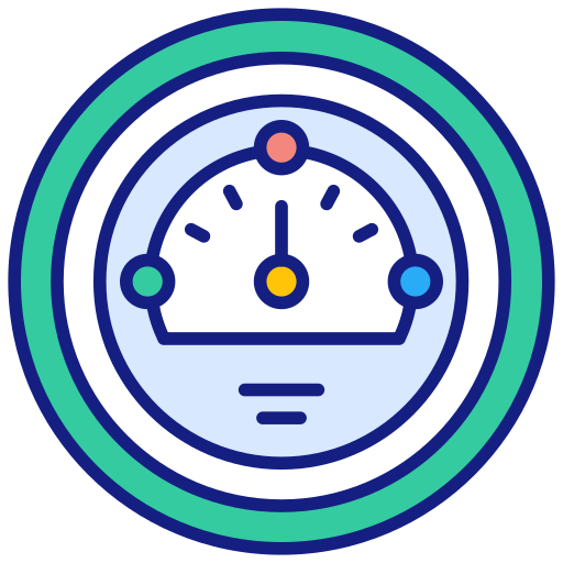 snelheidsmeter Generic color lineal-color icoon