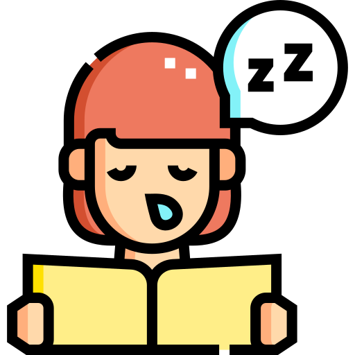 Sleep Detailed Straight Lineal color icon