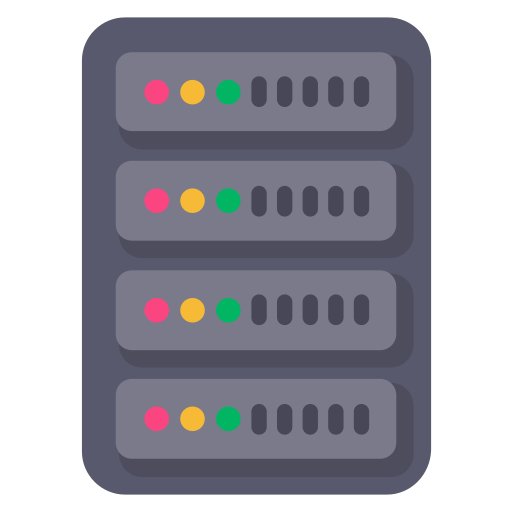 Database Vectors Tank Color Fill icon