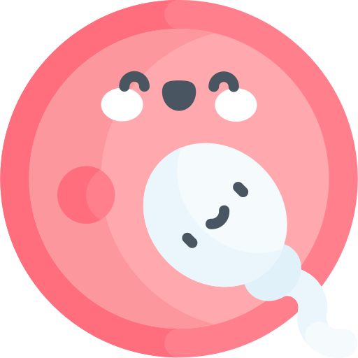 Fertilization Kawaii Flat icon