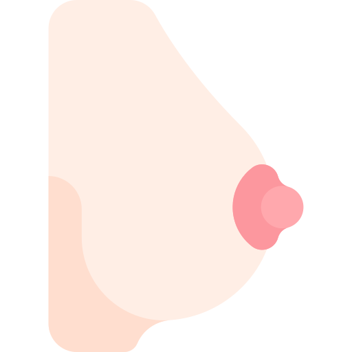 胸 Kawaii Flat icon