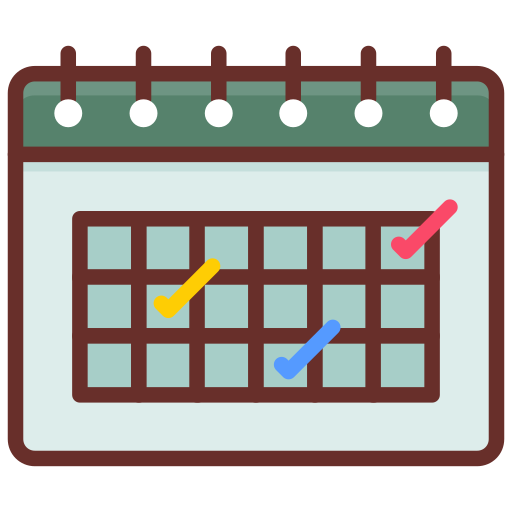 kalender Generic color lineal-color icon