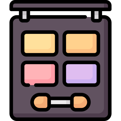 Eye shadow Special Lineal color icon