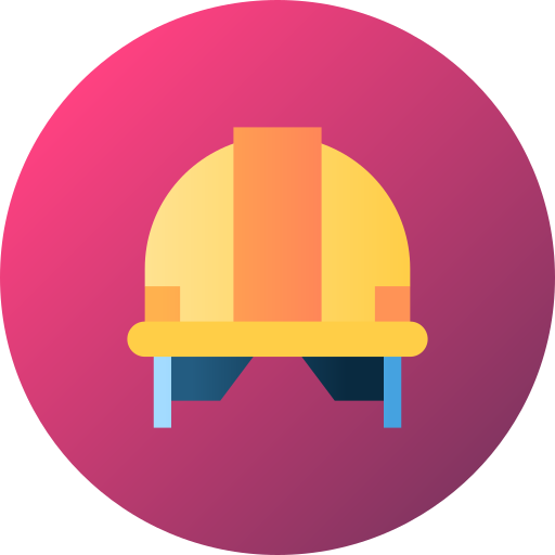 helm Flat Circular Gradient icon