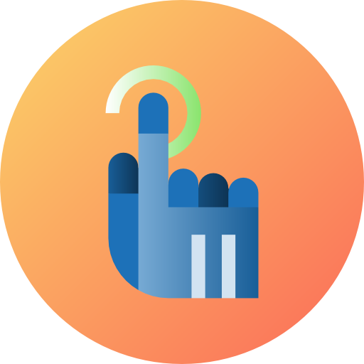 Wired gloves Flat Circular Gradient icon