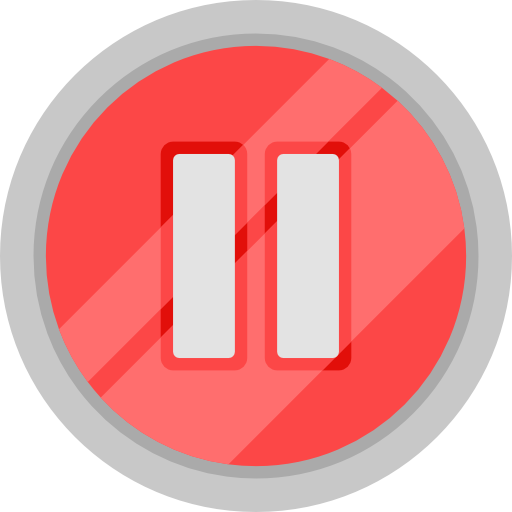 Pause button Special Flat icon