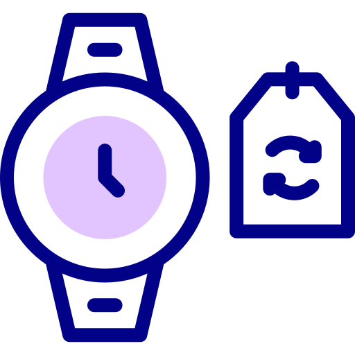 zegarek na rękę Detailed Mixed Lineal color ikona