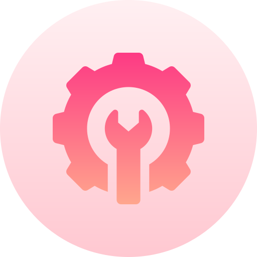 サービス Basic Gradient Circular icon