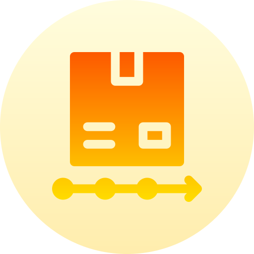 logistics Basic Gradient Circular icon