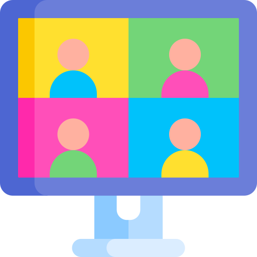 Video Conference Special Flat icon