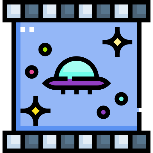 ufo Detailed Straight Lineal color icon