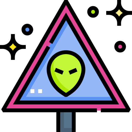 extraterrestre Detailed Straight Lineal color icono