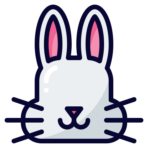 conejo de pascua Generic color outline icono